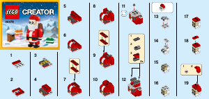 Manual Lego set 30478 Creator Jolly Santa