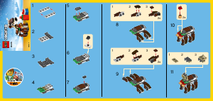 Manual Lego set 30474 Creator Reindeer