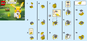 Manual Lego set 30550 Creator Easter bunny