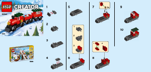 Manual Lego set 30543 Creator Holiday train
