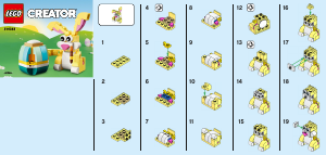 Bruksanvisning Lego set 30583 Creator Påskhare
