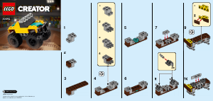 Manual Lego set 30594 Creator Rock monster truck