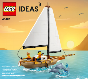 Manual Lego set 40487 Creator Sailboat adventure
