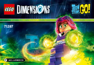 Mode d’emploi Lego set 71287 Dimensions Pack Héros Teen Titans Go!