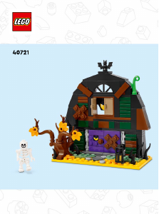 Rokasgrāmata Lego set 40721 Holiday & Events Halovīna šķūnis