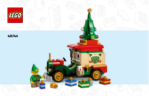 Instrukcja Lego set 40746 Holiday & Events Ciężarówka Świętego Mikołaja