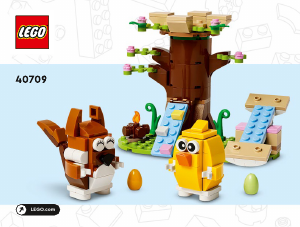 Instrukcja Lego set 40709 Holiday & Events Wiosenny plac zabaw dla zwierzątek