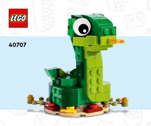 Manual Lego set 40707 Holiday & Events Year of the snake