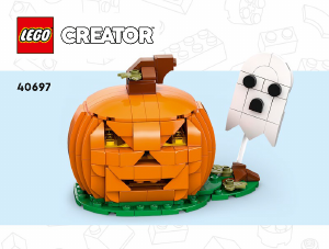 Vadovas Lego set 40697 Holiday & Events Helovino moliūgas