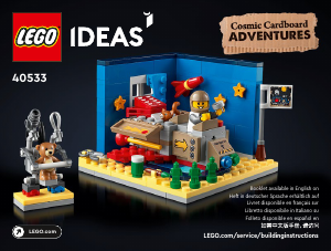Manual Lego set 40533 Ideas Cosmic cardboard adventures