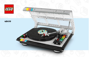 Manual Lego set 40699 Promotional Retro record player