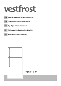 Brugsanvisning Vestfrost VCF 20145 TF Køle-fryseskab