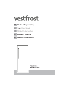 Brugsanvisning Vestfrost VIC 21177 S Køleskab