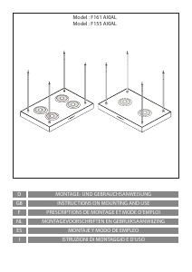 Manual de uso Airforce F161 Axial Campana extractora