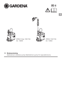 Bruksanvisning Gardena 14600-55 Vattenpump