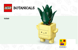 Instrukcja Lego set 10349 Botanical Collection Wesołe roślinki