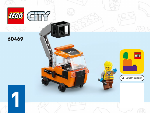 Használati útmutató Lego set 60469 City Központi pályaudvar