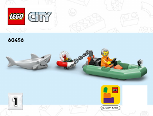 Bedienungsanleitung Lego set 60456 City Verfolgungsjagd im Polizeiboot