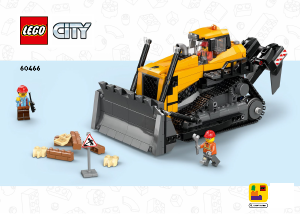 Vadovas Lego set 60466 City Geltonas buldozeris