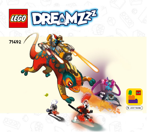 Manuale Lego set 71492 DREAMZzz Il camaleonte di fuoco di Mateo