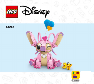 Manual de uso Lego set 43257 Disney Ángela