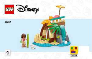Brugsanvisning Lego set 43267 Disney Prinsesseslot og royale kæledyr