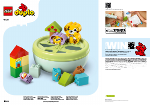 Rokasgrāmata Lego set 10441 Duplo Formu šķirotājs: Kucēna māja