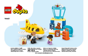 Bedienungsanleitung Lego set 10443 Duplo Erster Besuch im Flughafen