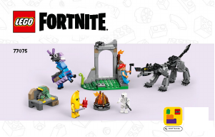 Manuale Lego set 77075 Fortnite Campo di Bananita e Starter
