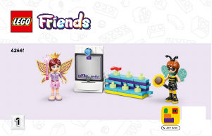 Bruksanvisning Lego set 42661 Friends Utkledningsfest med enhjørning og alv