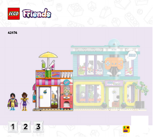 Kullanım kılavuzu Lego set 42674 Friends Çizgi Roman ve Oyun Mağazası