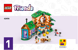 Manual Lego set 42654 Friends Rancho e Estábulo de Póneis