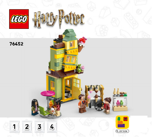 Manuale Lego set 76452 Harry Potter Accessori di Prima Qualità per il Quidditch e Gelateria