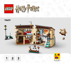 Vadovas Lego set 76451 Harry Potter Ligustrų gatvė: tetos Mardžės viešnagė
