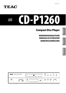 Handleiding TEAC CD-P1260 CD speler