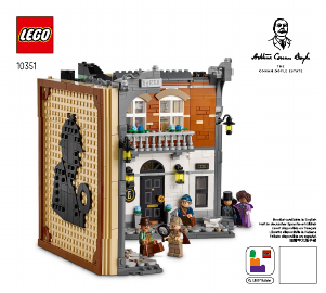 Kullanım kılavuzu Lego set 10351 Icons Sherlock Holmes: Kitaplık Dekoru