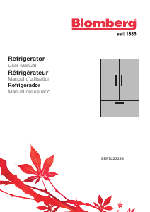 Manual de uso Blomberg BRFD 2230 SS Frigorífico combinado