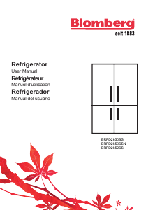 Manual Blomberg BRFD 2650 SS Fridge-Freezer