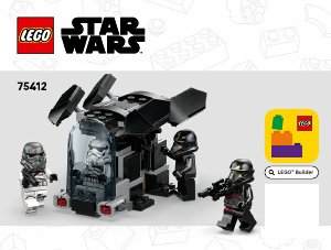 Manual Lego set 75412 Star Wars Pack de Batalha Soldado da Morte e Soldado da Noite