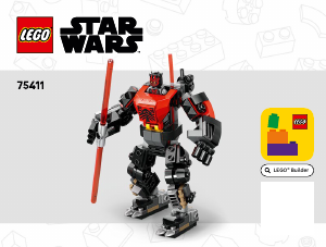 Manual Lego set 75411 Star Wars Darth Maul mech