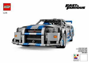 사용 설명서 레고 set 42210 테크닉 패스트 & 퓨리어스 2 Nissan Skyline GT-R (R34)