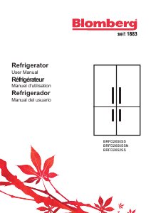 Manual de uso Blomberg BRFD 2652 SS Frigorífico combinado