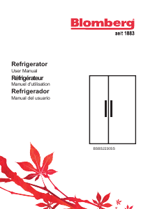 Mode d’emploi Blomberg BSBS 2230 SS Réfrigérateur combiné