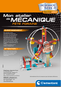 Rokasgrāmata Clementoni 52488 Mon atelier de mécanique - Fête foraine