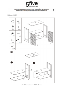 Manual de uso 5five Sicela Armario bajo
