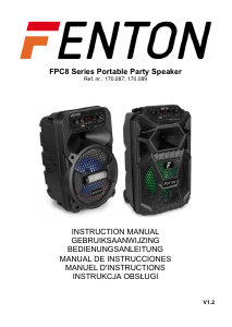 Instrukcja Fenton 170.089 FPC8 Głośnik