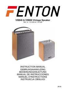 Handleiding Fenton 110.008 VBS80 Luidspreker