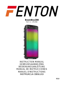 Manual de uso Fenton 178.392 BoomBox300 Altavoz