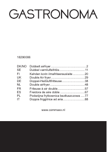 Brugsanvisning Gastronoma 18290006 Frituregryde