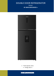 Manual Heinner HF-HM413NFDXWDE++ Combina frigorifica